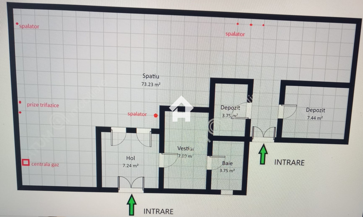Spatiu productie - de inchiriat - 102.3 mp utili - Turnisor