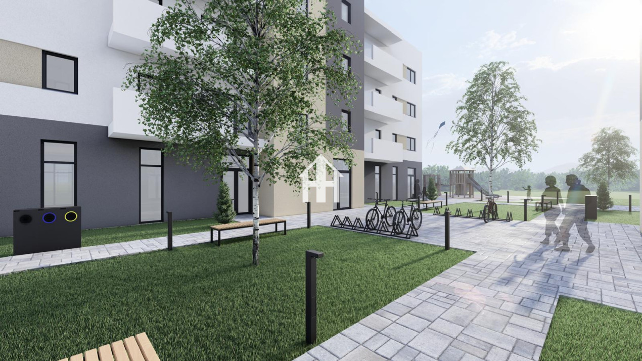Apartament 3 camere - open space - 69.40 mp utili - zona Obor