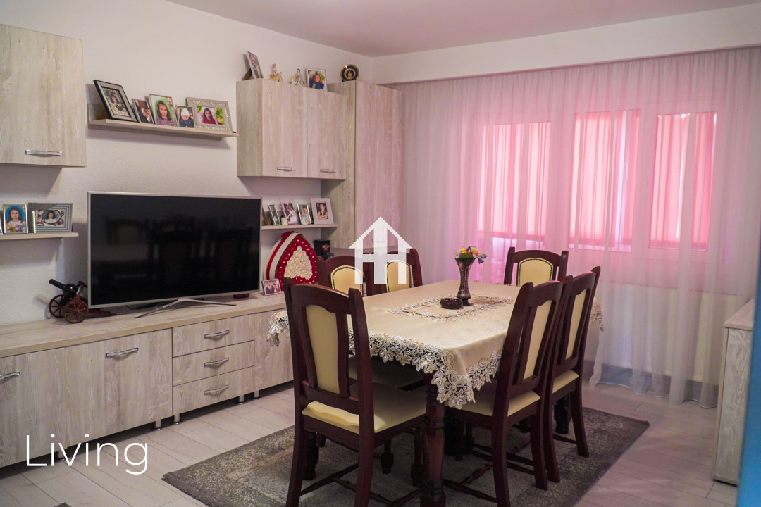 Apartament 3 camere, 68 mp, 2 balcoane, pivnita - Turnisor