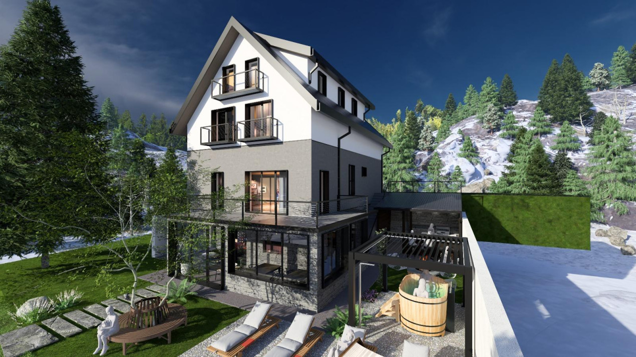 Vila complet utilata de vanzare – Paltinis, Sibiu