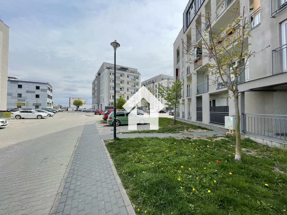 Apartament 2 camere open space, parter, City Residence