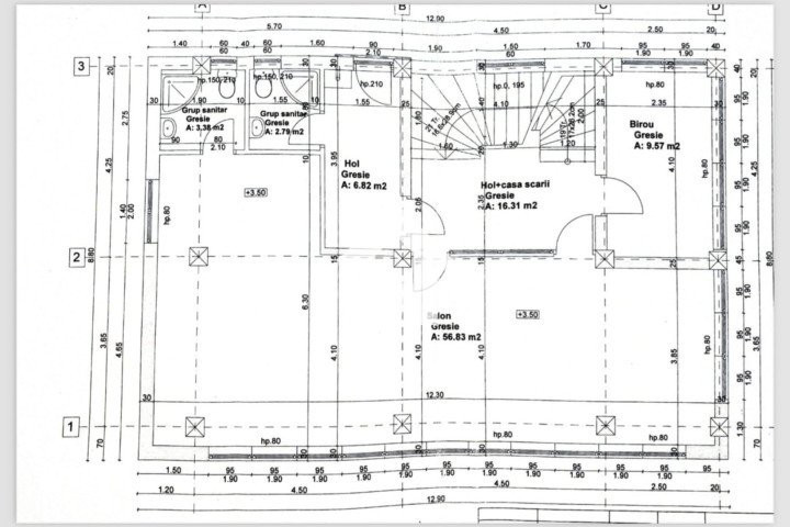 Spatiu birouri - 60 mp utili - etaj 1 - Calea Dumbravii