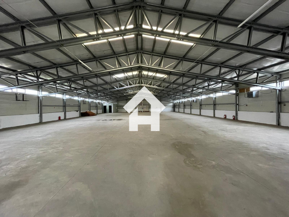 Hala industriala 1.000 mp + curte 2.400 mp | Acces TIR | Talmaciu