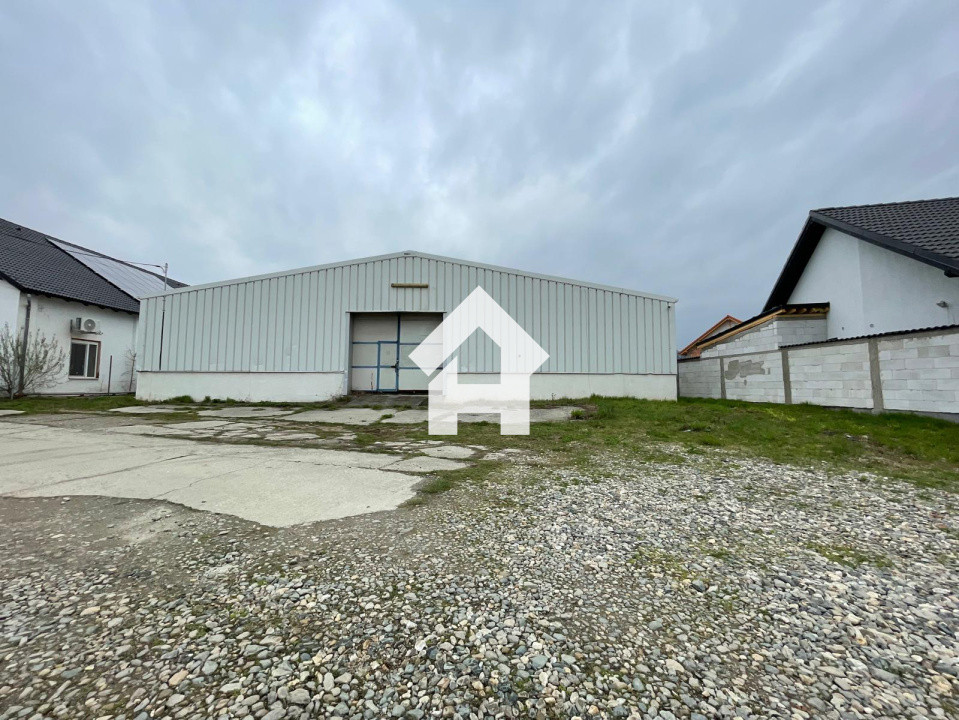 Hala industriala 1.000 mp + curte 2.400 mp | Acces TIR | Talmaciu